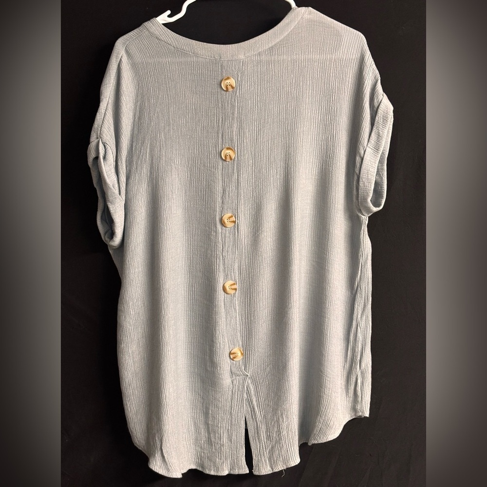 Perch by Blu Pepper Light Blue T- Shirt XL - Picture 3 of 3